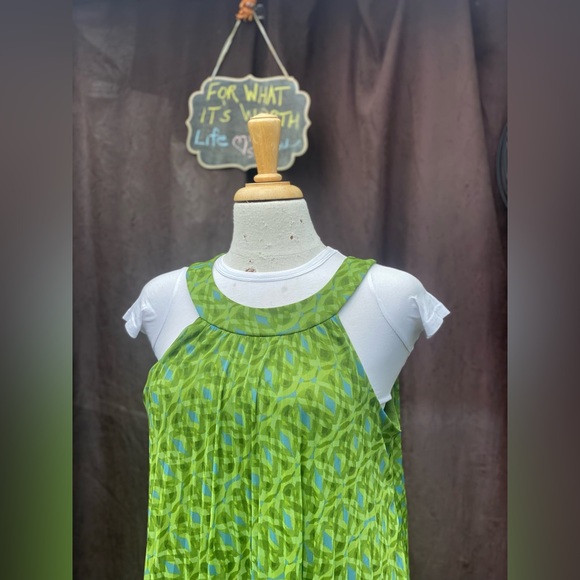 116-You Are Charming 💚London Times Emerald Green Dress - Picture 3 of 10